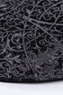 Brooklyn Intricate Floral Silver Round Rug - Floorsome - Area Rug - BROO20R200SILV - Area Rug
