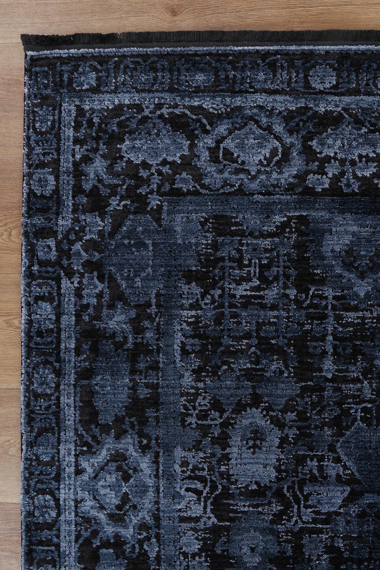 Brooklyn Vintage Oriental Blue Rug - Floorsome - Area Rug - BROO120300BLUE - Area Rug