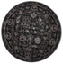 Brooklyn Vintage Oriental Pewter Round Rug - Floorsome - Area Rug - BROO20R300PEWT - Area Rug