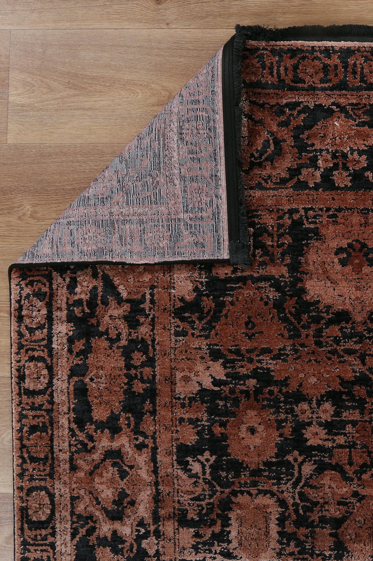 Brooklyn Vintage Oriental Rust Rug - Floorsome - Area Rug - BROO120300COPP - Area Rug