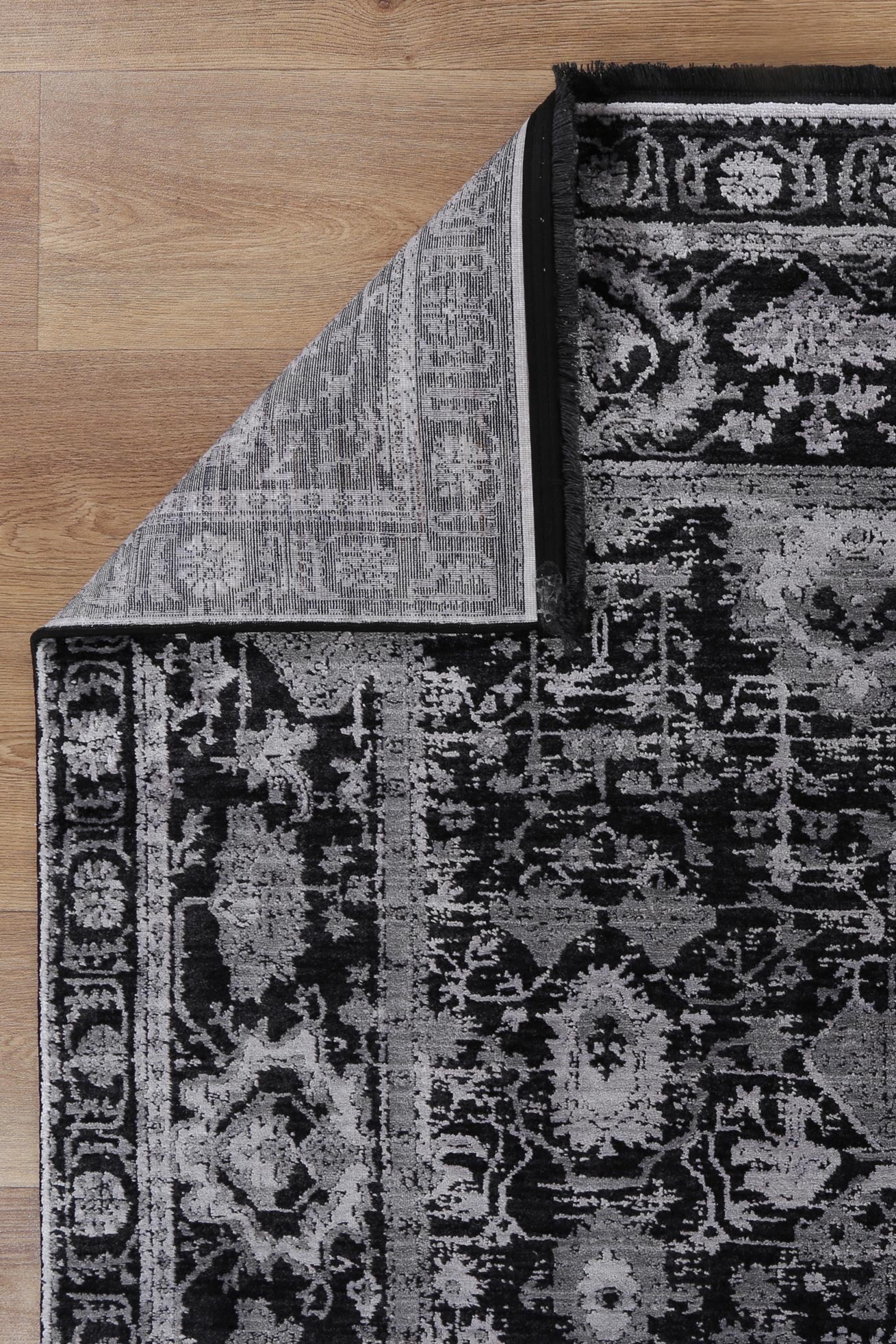Brooklyn Vintage Oriental Silver Rug - Floorsome - Area Rug - BROO120300SILV - Area Rug