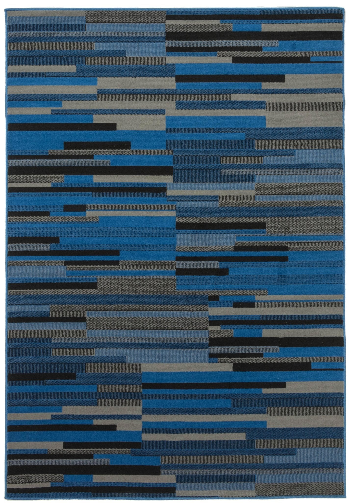 Brussels Wood Blue Rug - Floorsome - Modern - 9330138032552 - Modern