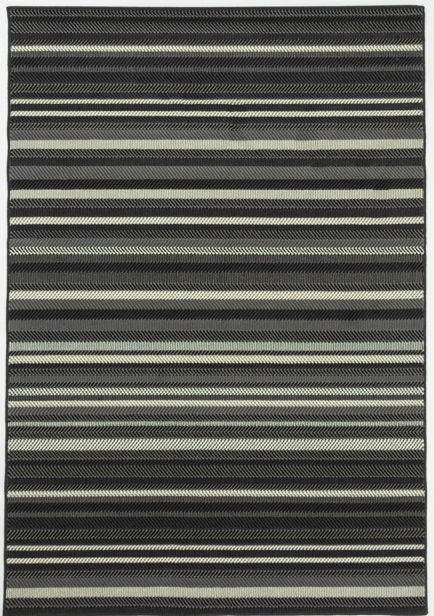 Brussels Zag Black Rug - Floorsome - Modern - 9330138032583 - Modern