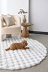 Bubble White Round - Machine Washable Rug - Floorsome - Bubble - Machine Washable Rugs - BUB - WHITE - 100X100 - Bubble - Machine Washable Rugs