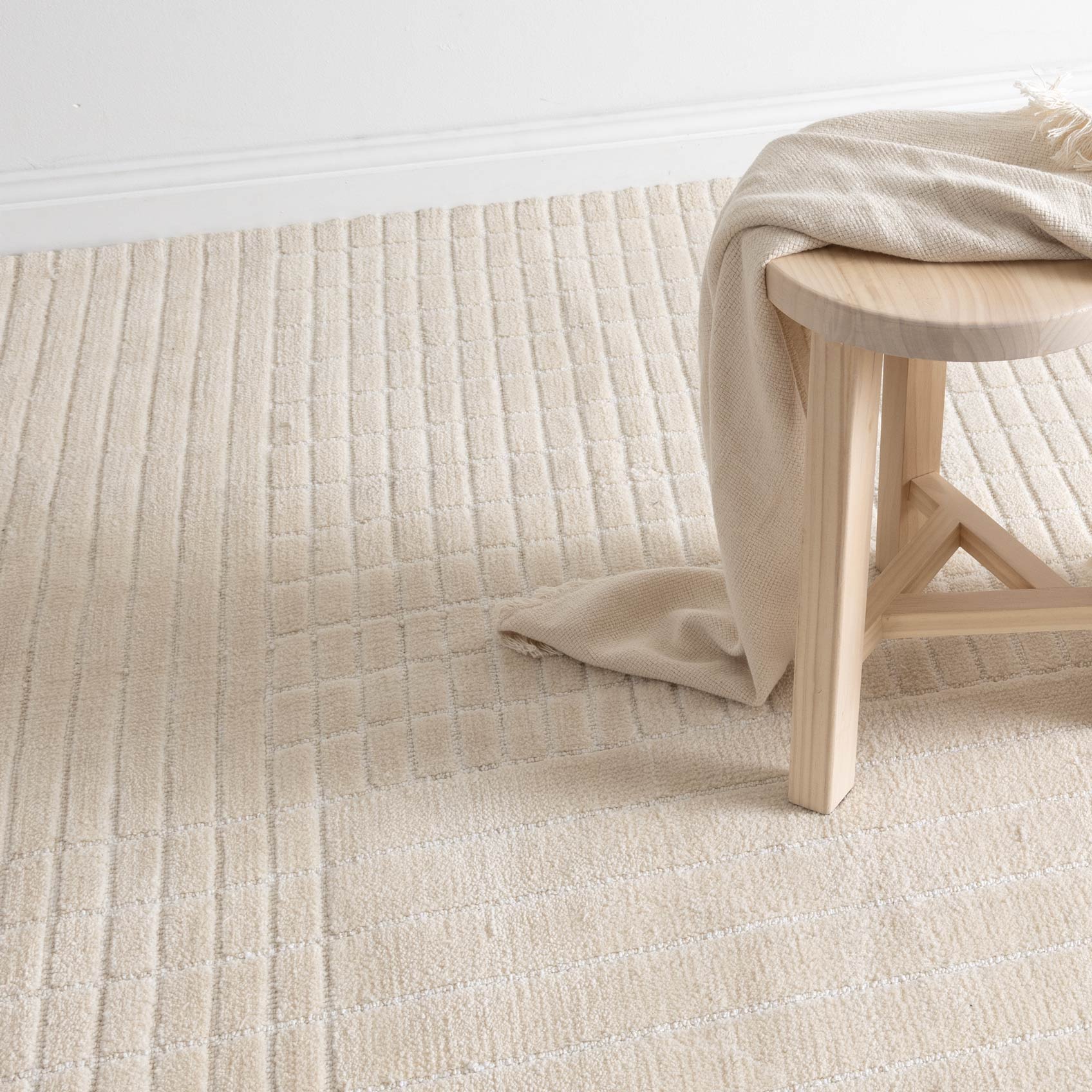 Canyon Ivory Carved Rug - Floorsome - Area Rug - CANY50805 - Area Rug