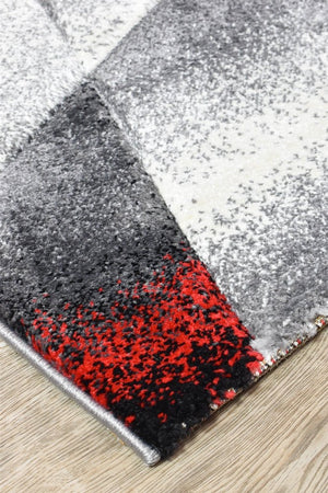 Capella 54B Grey Red - Floorsome - MODERN