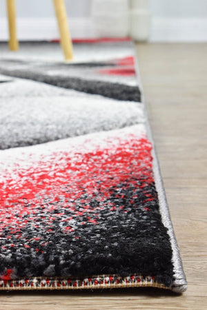 Capella 54B Grey Red - Floorsome - MODERN