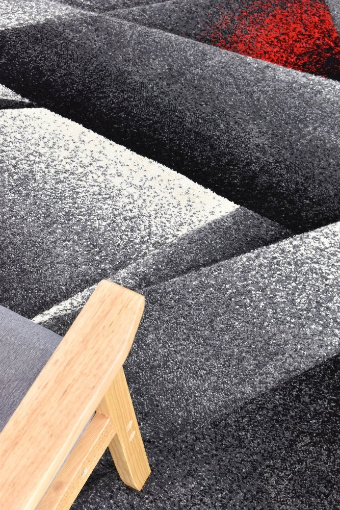 Capella 54B Grey Red - Floorsome - MODERN - NOVA - E054B - GREY - RED - 80X300 - MODERN