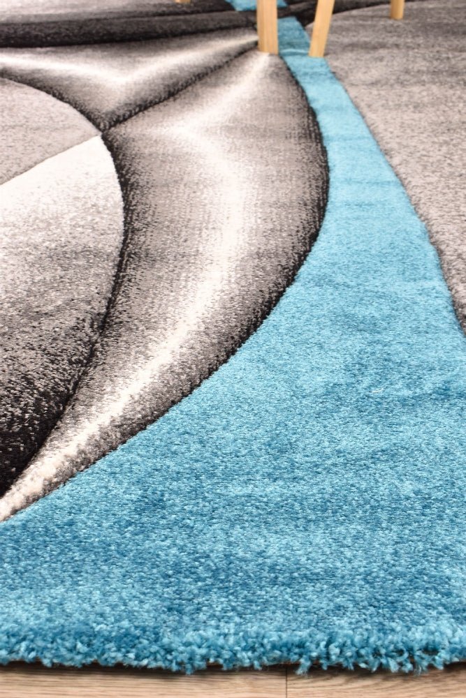 Capella 56A Grey Turquoise - Floorsome - MODERN - NOVA - E056A - GREY - TURQ - 80X300 - MODERN