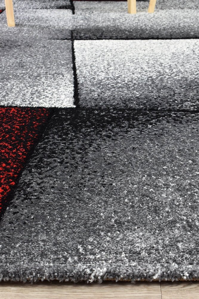 Capella 97A Grey Red - Floorsome - MODERN - NOVA - E097A - GREY - RED - 80X300 - MODERN