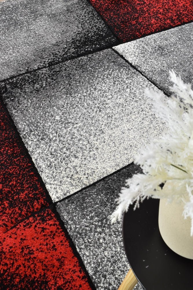 Capella 97A Grey Red - Floorsome - MODERN - NOVA - E097A - GREY - RED - 80X300 - MODERN