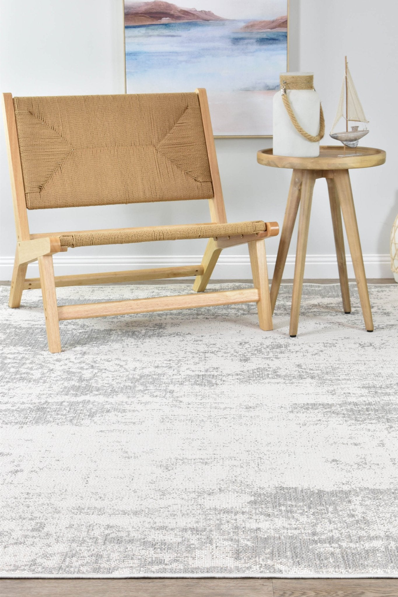 Carmel 28346 064 Silver White - Floorsome - INDOOR/OUTDOOR - CARMEL - 28346 - 064 - 160X230 - INDOOR/OUTDOOR