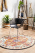 Carnival White Transitional Round Rug - Floorsome - Modern - EVO - 254 - WHI - 150X150 - Modern