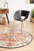 Carnival White Transitional Round Rug - Floorsome - Modern - EVO - 254 - WHI - 150X150 - Modern