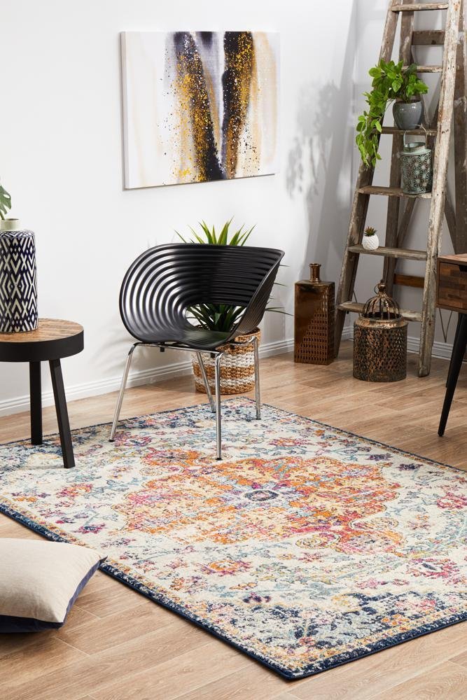 Carnival White Transitional Rug - Floorsome - Modern - EVO - 254 - WHI - 230X160 - Modern