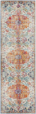 Carnival White Transitional Runner Rug - Floorsome - Modern - EVO - 254 - WHI - 300X80 - Modern