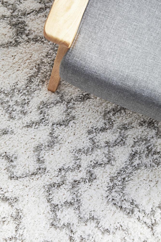 Casablanca Fez White Rug - Floorsome - Casablanca - CBA - FEZ - WHT - 170X120 - Casablanca