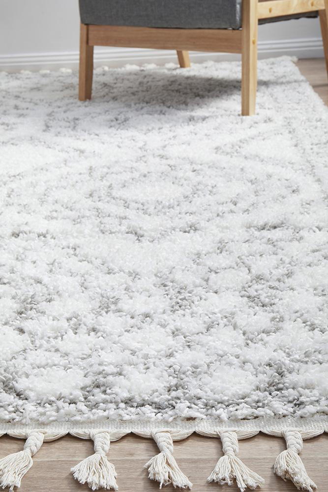 Casablanca Fez White Rug - Floorsome - Casablanca - CBA - FEZ - WHT - 170X120 - Casablanca