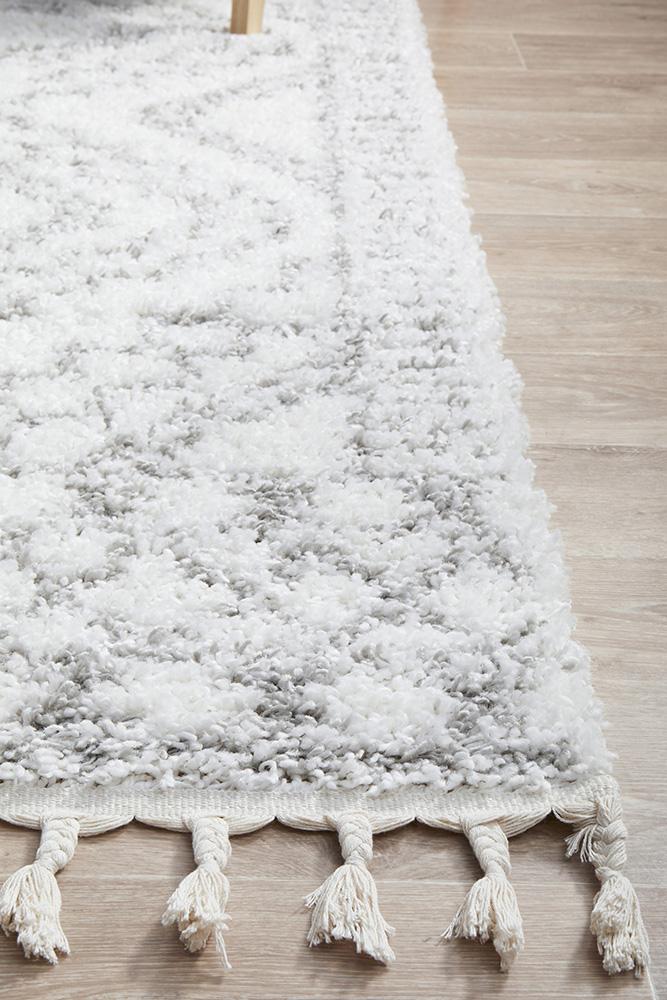Casablanca Fez White Rug - Floorsome - Casablanca - CBA - FEZ - WHT - 170X120 - Casablanca