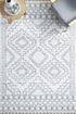 Casablanca Fez White Rug - Floorsome - Casablanca - CBA - FEZ - WHT - 170X120 - Casablanca