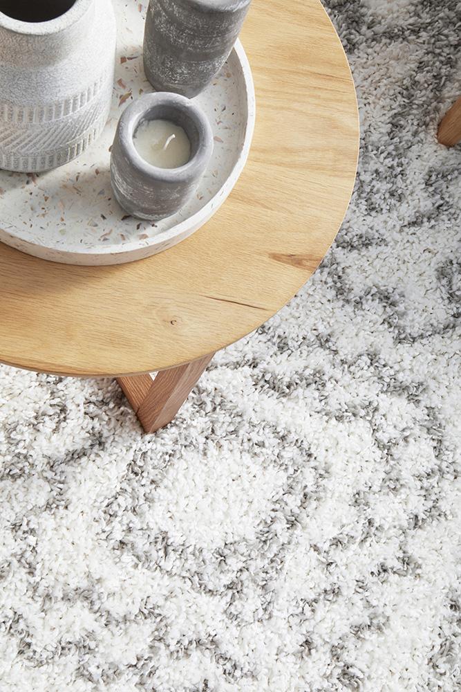 Casablanca Fez White Rug - Floorsome - Casablanca - CBA - FEZ - WHT - 170X120 - Casablanca