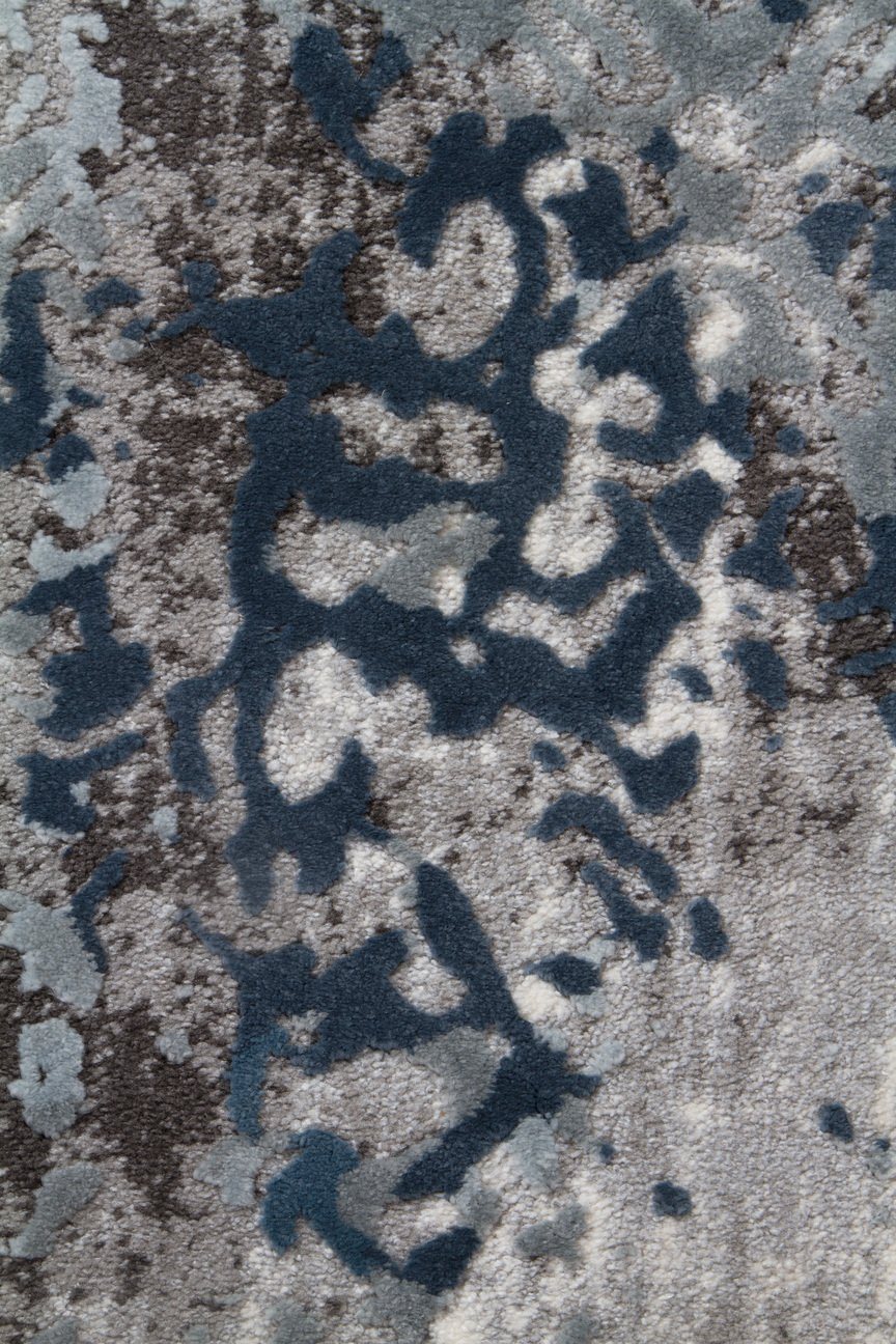 Casper Distressed Modern Rug Blue Grey White - Floorsome - Modern - KEN - 1731 - GRY - 230X160 - Modern