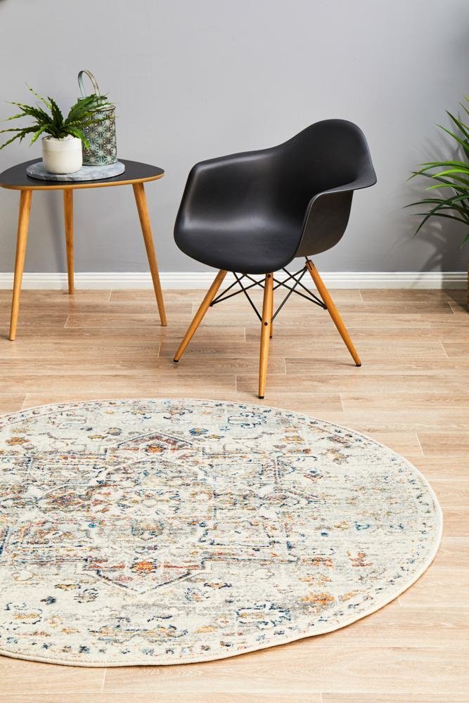Century 911 Silver Round Rug - Floorsome - Modern - CEN - 911 - SILV - 150X150 - Modern