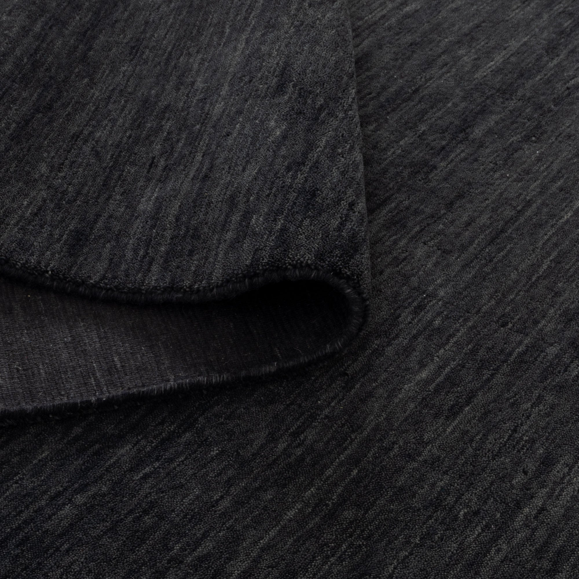 Charleston Hand - Knotted Wool Rug Charcoal - Floorsome - Area Rug - CHAR160CHAR - Area Rug