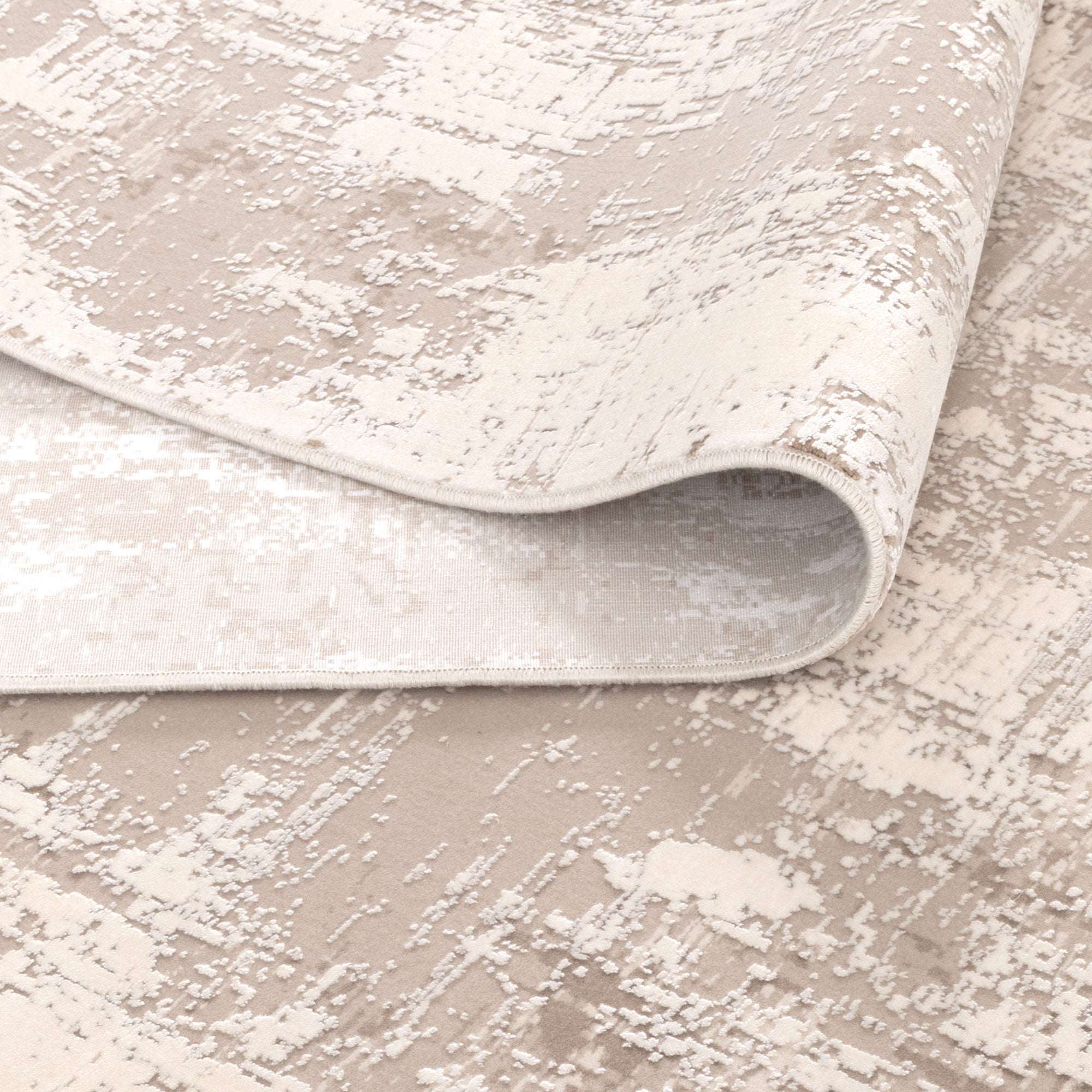 Chateau Distressed Beige and White Rug - Floorsome - Area Rug - CHAT160CH07 - Area Rug