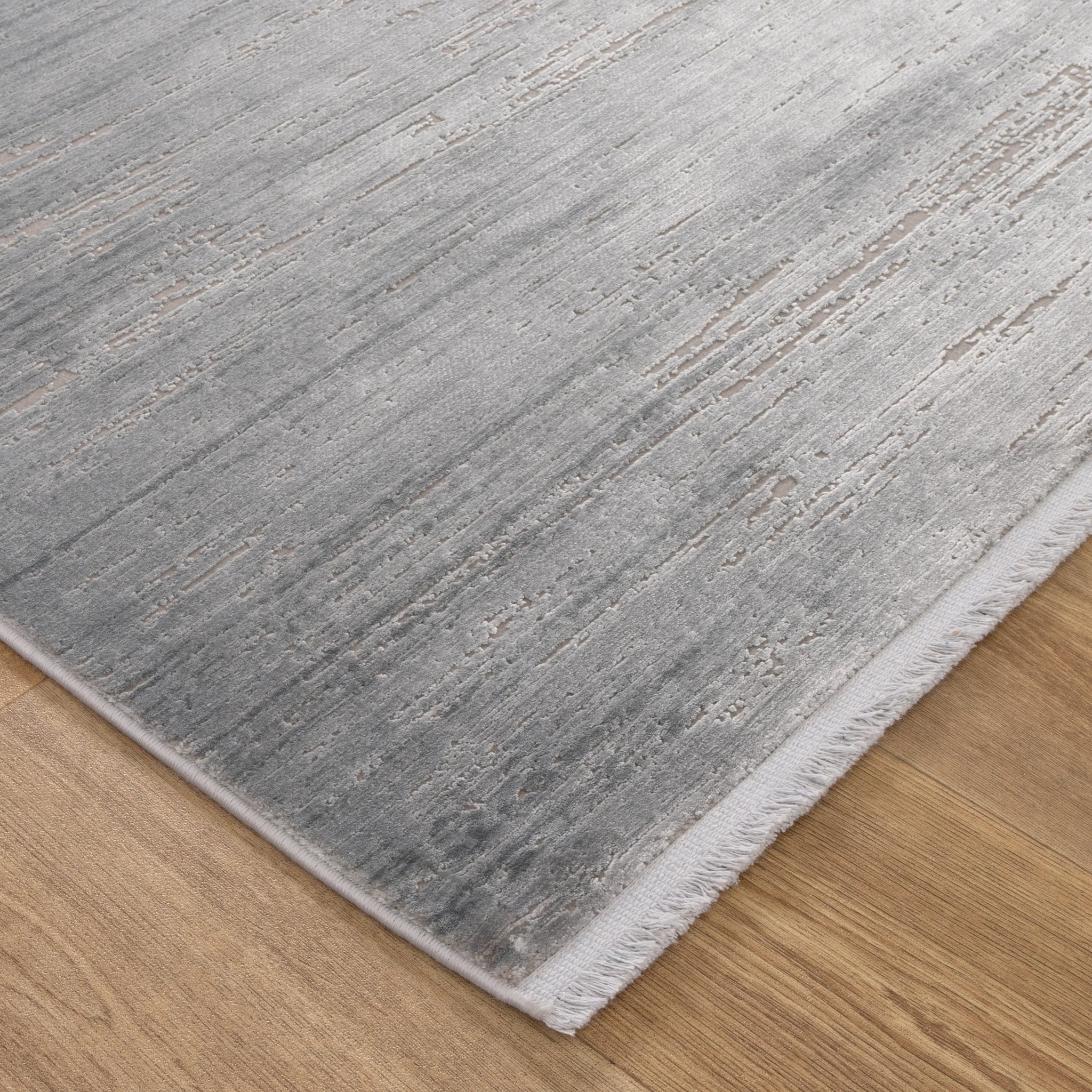 Chateau Distressed Grey Rug - Floorsome - Area Rug - CHAT160CH01 - Area Rug