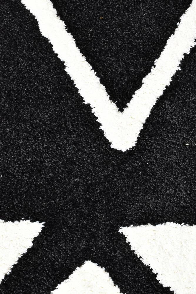 Chiapas Berber Black White Rug 63207 - 630 - Floorsome - MODERN - MAYA - 63207630 - 120x170 - MODERN