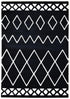 Chiapas Berber Black White Rug 63207 - 630 - Floorsome - MODERN - MAYA - 63207630 - 120x170 - MODERN