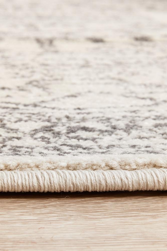 Chrome Addison Silver Round Rug - Floorsome - CHROME COLLECTION - CRO - ADD - SIL - 150X150 - CHROME COLLECTION