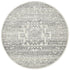 Chrome Addison Silver Round Rug - Floorsome - CHROME COLLECTION - CRO - ADD - SIL - 150X150 - CHROME COLLECTION