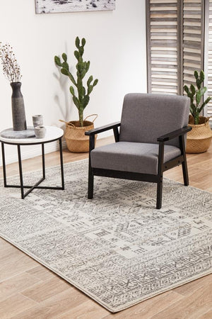 Chrome Addison Silver Rug - Floorsome - CHROME COLLECTION