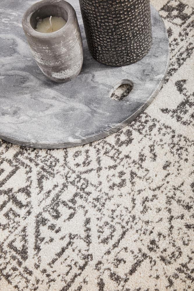 Chrome Addison Silver Rug - Floorsome - CHROME COLLECTION - CRO - ADD - SIL - 230X160 - CHROME COLLECTION