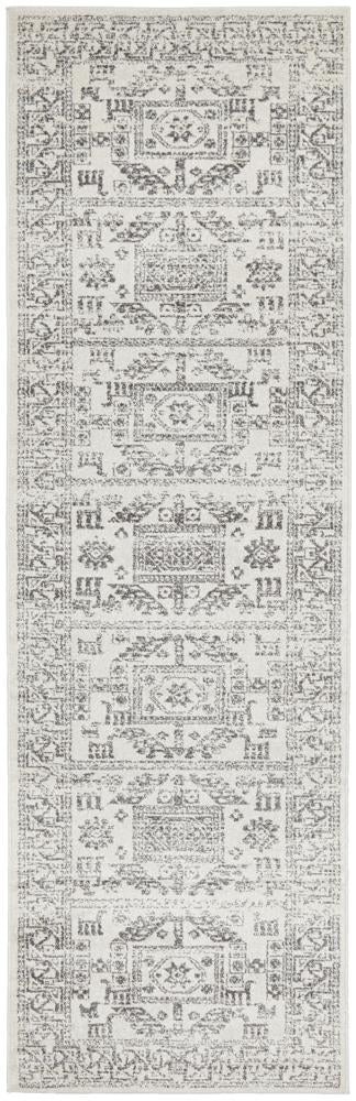 Chrome Addison Silver Rug - Floorsome - CHROME COLLECTION - CRO - ADD - SIL - 300X80 - CHROME COLLECTION