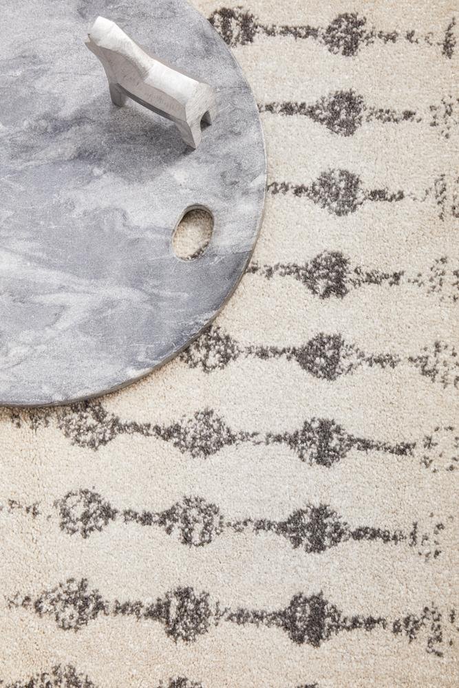 Chrome Elsa Silver Round Rug - Floorsome - CHROME COLLECTION - CRO - ELS - SIL - 150X150 - CHROME COLLECTION