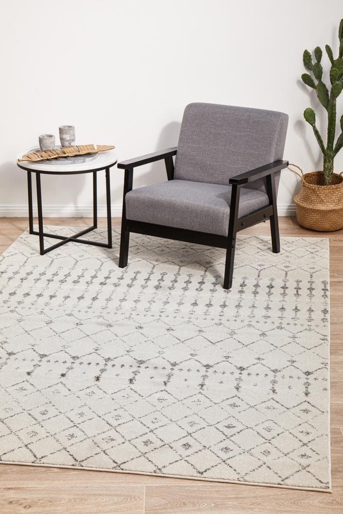 Chrome Elsa Silver Rug - Floorsome - CHROME COLLECTION - CRO - ELS - SIL - 230X160 - CHROME COLLECTION