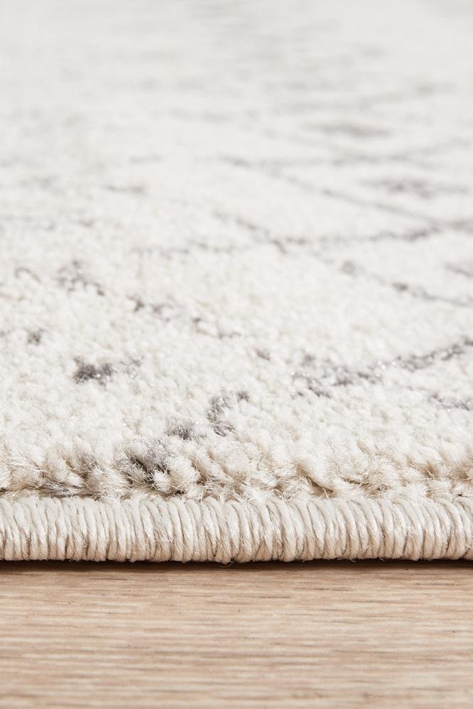 Chrome Elsa Silver Runner Rug - Floorsome - CHROME COLLECTION - CRO - ELS - SIL - 300X80 - CHROME COLLECTION