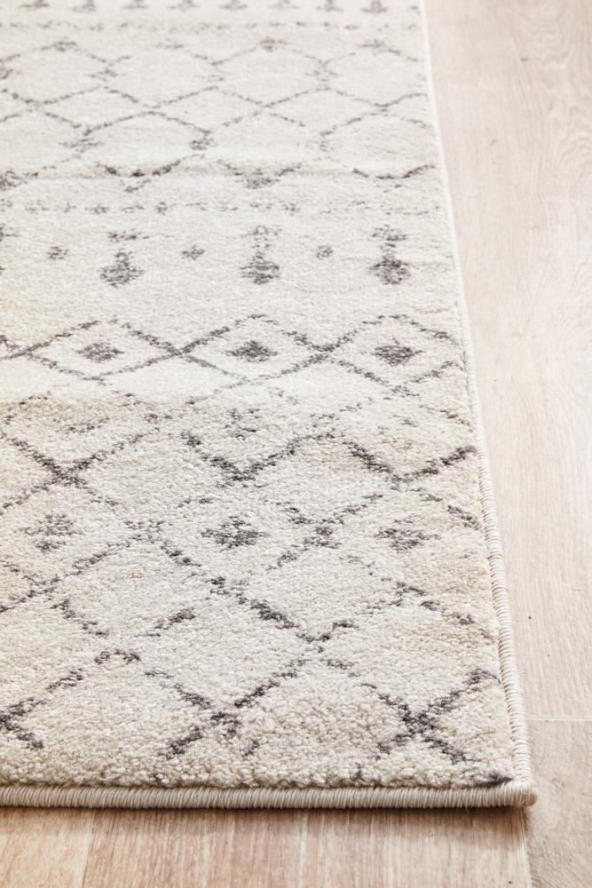 Chrome Elsa Silver Runner Rug - Floorsome - CHROME COLLECTION - CRO - ELS - SIL - 300X80 - CHROME COLLECTION