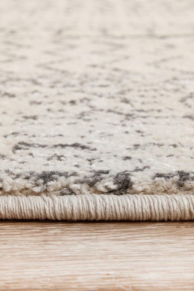 Chrome Harper Silver Round Rug - Floorsome - CHROME COLLECTION - CRO - HPR - SIL - 150X150 - CHROME COLLECTION