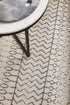 Chrome Harper Silver Round Rug - Floorsome - CHROME COLLECTION - CRO - HPR - SIL - 150X150 - CHROME COLLECTION