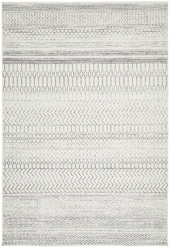 Chrome Harper Silver Rug - Floorsome - CHROME COLLECTION - CRO - HPR - SIL - 230X160 - CHROME COLLECTION