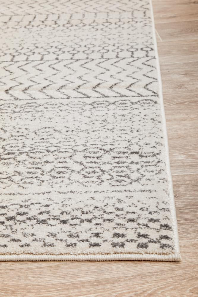 Chrome Harper Silver Rug - Floorsome - CHROME COLLECTION - CRO - HPR - SIL - 230X160 - CHROME COLLECTION