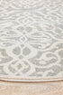 Chrome Lydia Silver Round Rug - Floorsome - CHROME COLLECTION - CRO - LYD - SIL - 150X150 - CHROME COLLECTION
