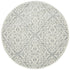 Chrome Lydia Silver Round Rug - Floorsome - CHROME COLLECTION - CRO - LYD - SIL - 150X150 - CHROME COLLECTION