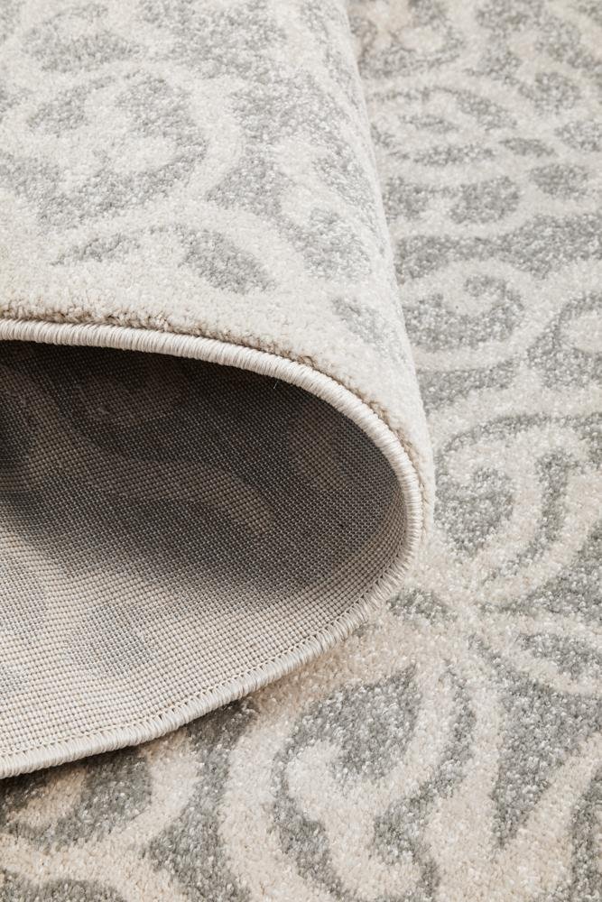 Chrome Lydia Silver Rug - Floorsome - CHROME COLLECTION - CRO - LYD - SIL - 230X160 - CHROME COLLECTION