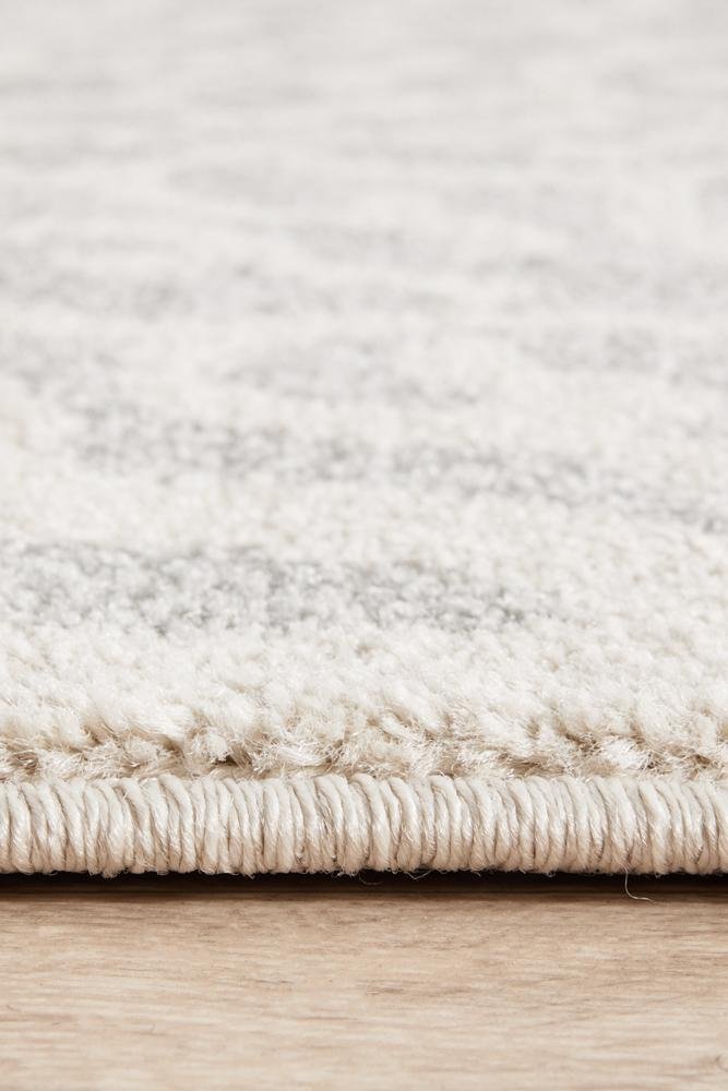 Chrome Lydia Silver Runner Rug - Floorsome - CHROME COLLECTION - CRO - LYD - SIL - 300X80 - CHROME COLLECTION