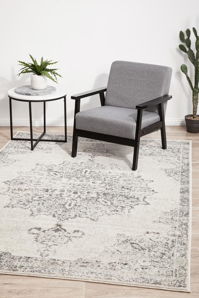 Chrome Rita Silver Rug - Floorsome - CHROME COLLECTION - CRO - RIT - SIL - 230X160 - CHROME COLLECTION
